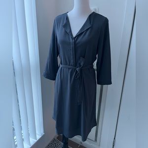 Dark Gray 3/4 Sleeve Dress
